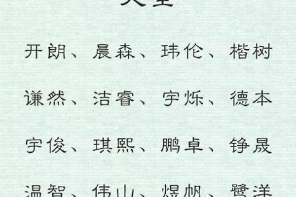 命理与男孩起名：如何选择一个合适的名字