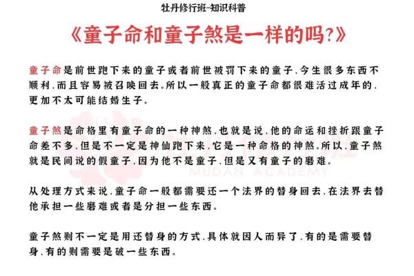 童子命的口诀与人生启示：解密命理的奥秘与智慧