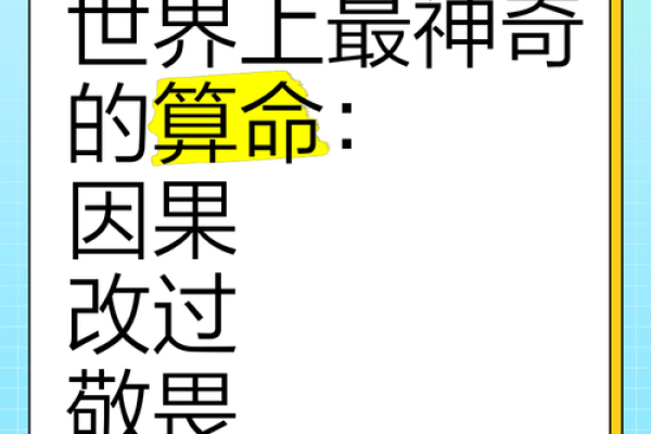 神秘的命理学：通过算命揭示人生的秘密与机遇