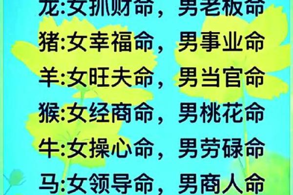 揭秘不同出生年份的命运，与你的生肖息息相关！