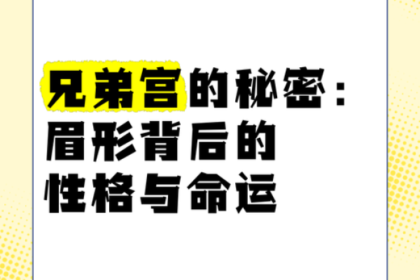 眉头骨骼突出：解读其背后的命运与性格秘密