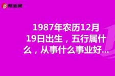 1987年出生人五行解析：命运与运势的深度揭秘