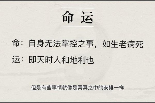 探秘命运的奥秘：一命二运之中的“命”是什么意思？