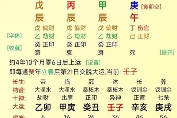 探秘壬子男命：巳时的命理解析与人生运势