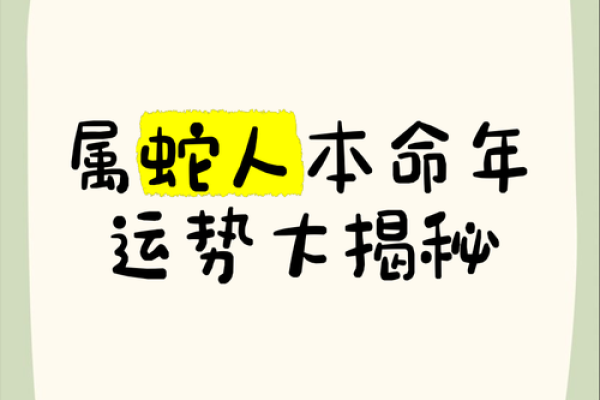 属蛇之人：解密蛇年命格与性格特质，揭示内心的智慧与魅力