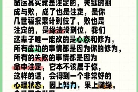 心境与命运的深刻关联：如何通过内心的修炼改变人生