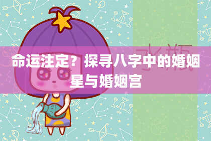 命运注定？探寻八字中的婚姻星与婚姻宫