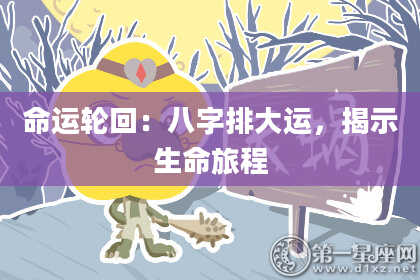 命运轮回：八字排大运，揭示生命旅程